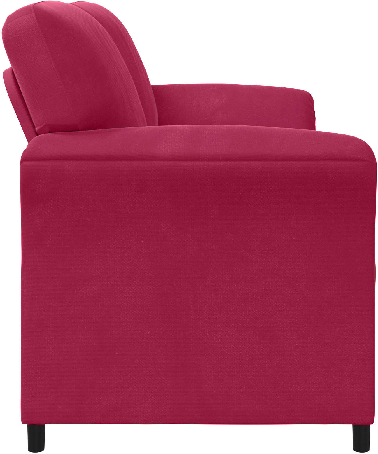 vidaXL Sofa 2 places Bordeaux Velours