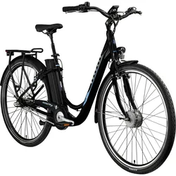 Zündapp Green 2.7 E Bike Damenfahrrad 28 Zoll 150 - 175 cm mit 3 Gang Nabenschaltung Rücktritt Pedelec Hollandrad Citybike Nabenmotor