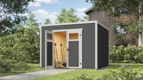 Gartenhaus weka Batu 3 300 x 307,4 cm anthrazit