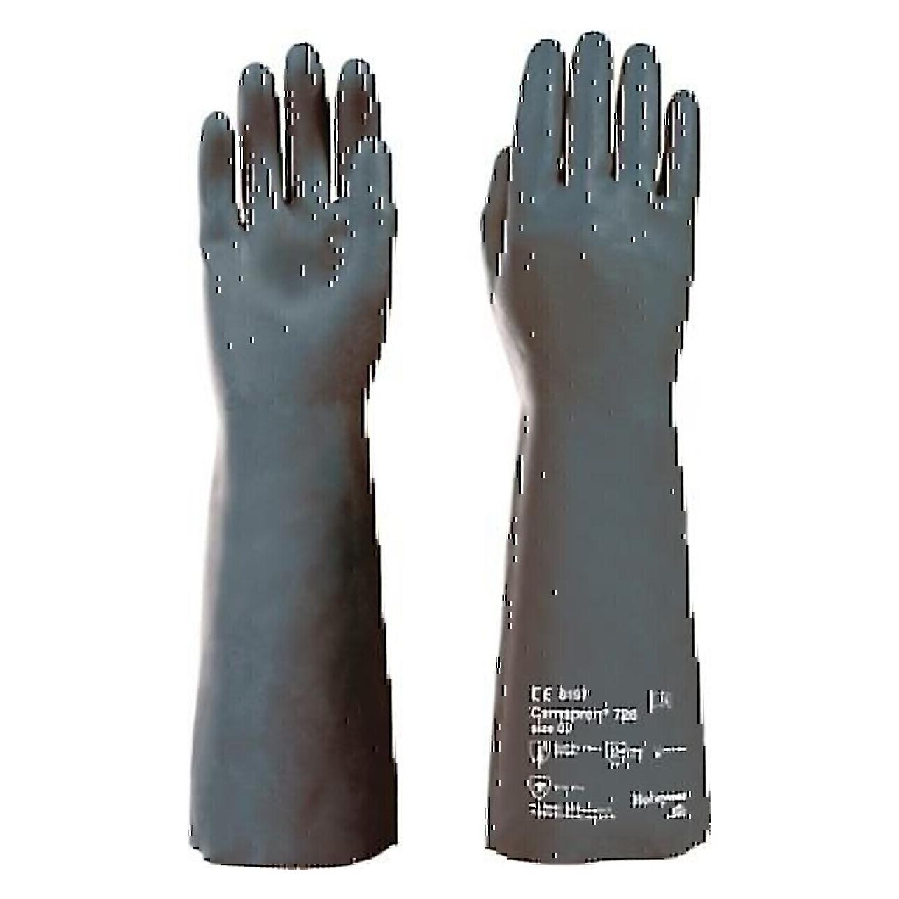 Honeywell Chemikalienhandschuhe Camapren 726 Grösse 9 schwarz EN388 / EN374-1 PSA-Kategorie III (9) (726/9)