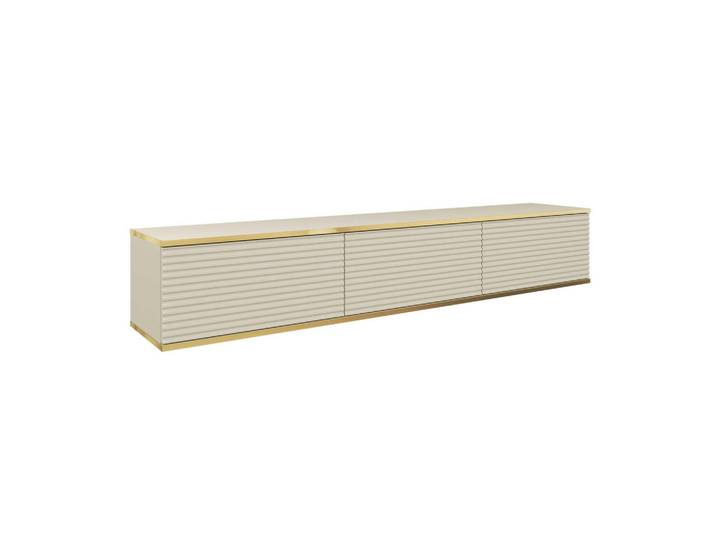 Komodee Hängeboard Banff Rtv175 MDF – Matt Beige, Artisan-Eiche, 175x30x32 cm, Wohnzimmer, TV Möbel, Lowboards, Lowboards hängend