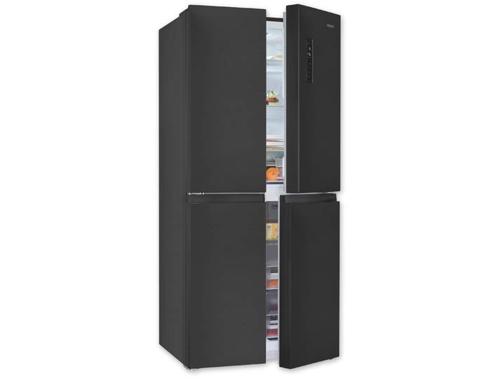 EXQUISIT Multi Door MD425-150-040C , Energieeffizienz: C (A-G), silber (inoxlook, az), B:79cm H:180cm T:70cm, Kühlschränke