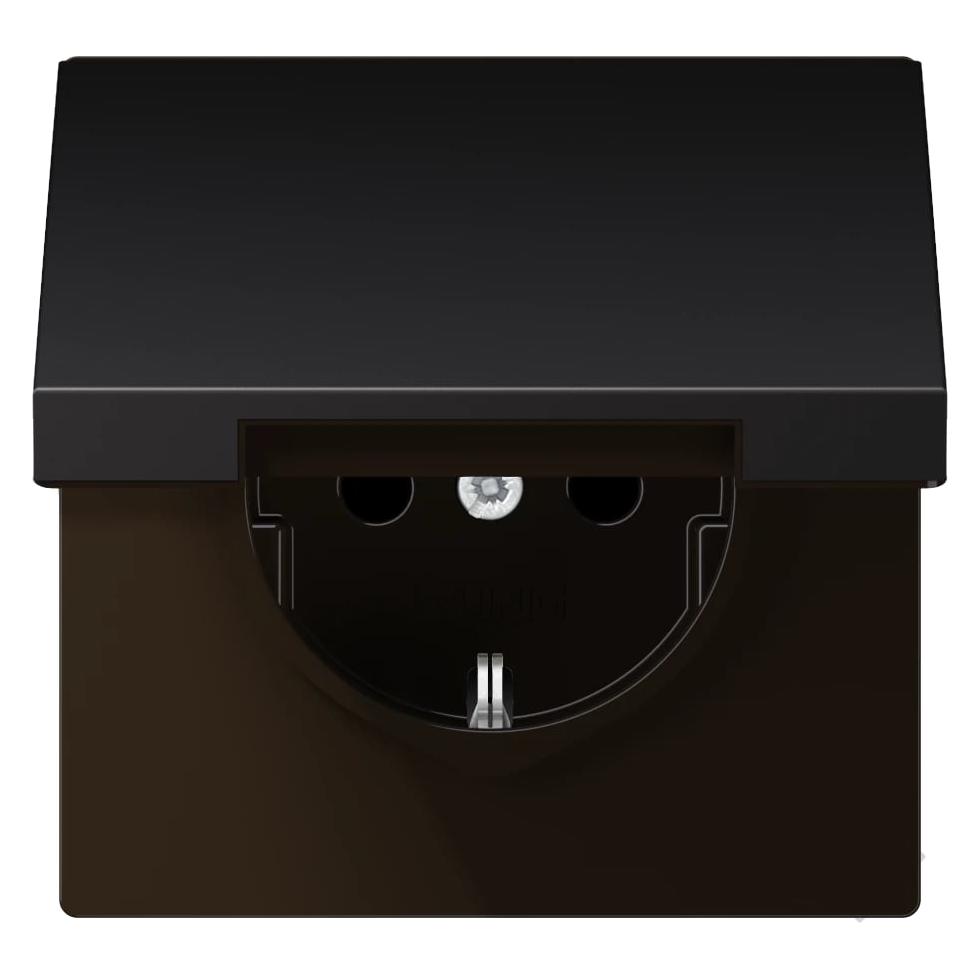 JUNG Steckdose 1f alu LS UP Klappd IP20 ZP AL1520KLD (AL1520KLD)