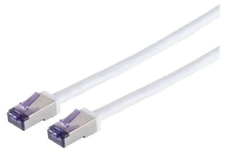 Lanview Lanview LVN-CAT6A-FLEX-10MWH Cat6a S/FTP Patchkabel met RJ-45 connectoren, 10 meter, Wit