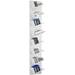 VCM Morgenthaler Bücher-/CD-Regal »Lansi Maxi« weiß, 33x180x16 cm