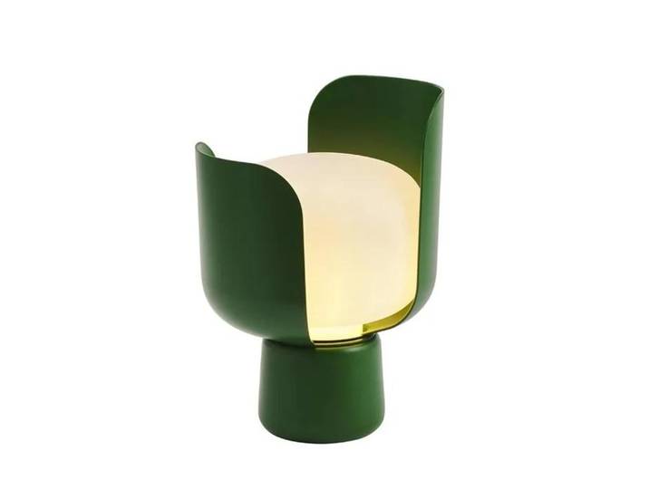 FONTANA ARTE lampe de table BLOM (Vert - polycarbonate / aluminium)