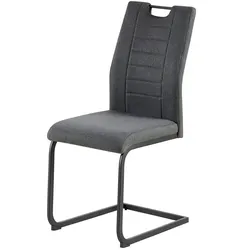 Schwingstuhl mit Griff Romeo , grau , Maße (cm): B: 43 H: 98 T: 58.0