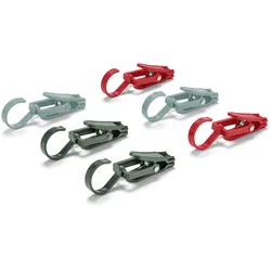 Tchibo - 6 Outdoor-Clips - mintgrün