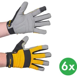 Arbeitshandschuhe, Größe 10, Packung mit 6 Paar