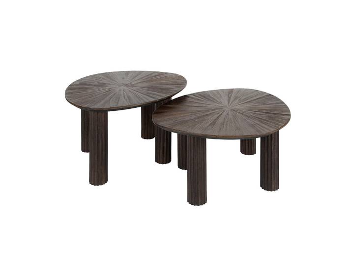 Clemento Maya Teak Couchtisch organisch
