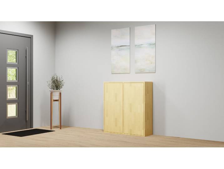 Highboard in Buche Buche