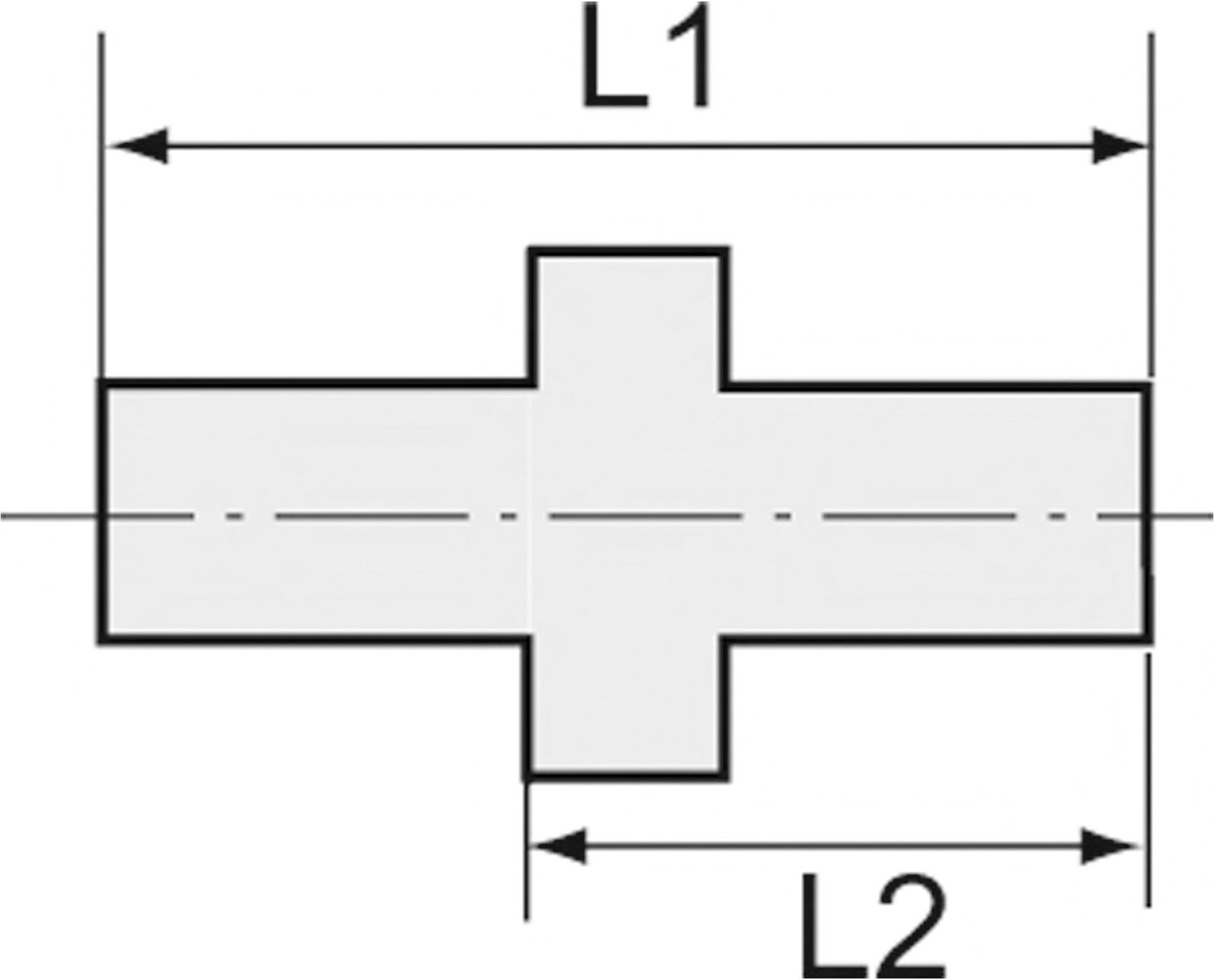 Riegler Doppelgewindenippel »value line«, G 1/4, G 1/4, SW 17, MS vern. (252.61-E)