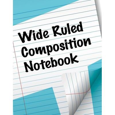 Wide Ruled Composition Notebook, Taschenbuch von Speedy Publishing Llc, Dot Edu, 978-1-68145-952-3