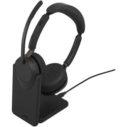 Jabra Evolve3 65 UC Stereo Headset On-Ear schwarz