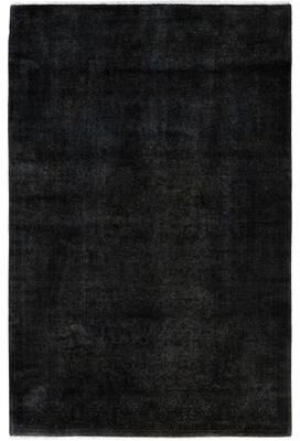 Overton "Overdyed One-of-a-Kind Hand-Knotted Area Rug - Black - 4' 9"" x 7' 2"""