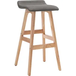 vidaXL Barhocker Dunkelgrau Stoff