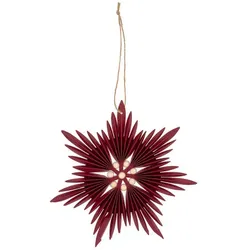 Papierstern, rot, 19,5 cm