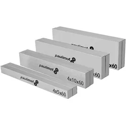 Parallelunterlagen-Set 8-teilig Länge 60 mm Breite 4 mm