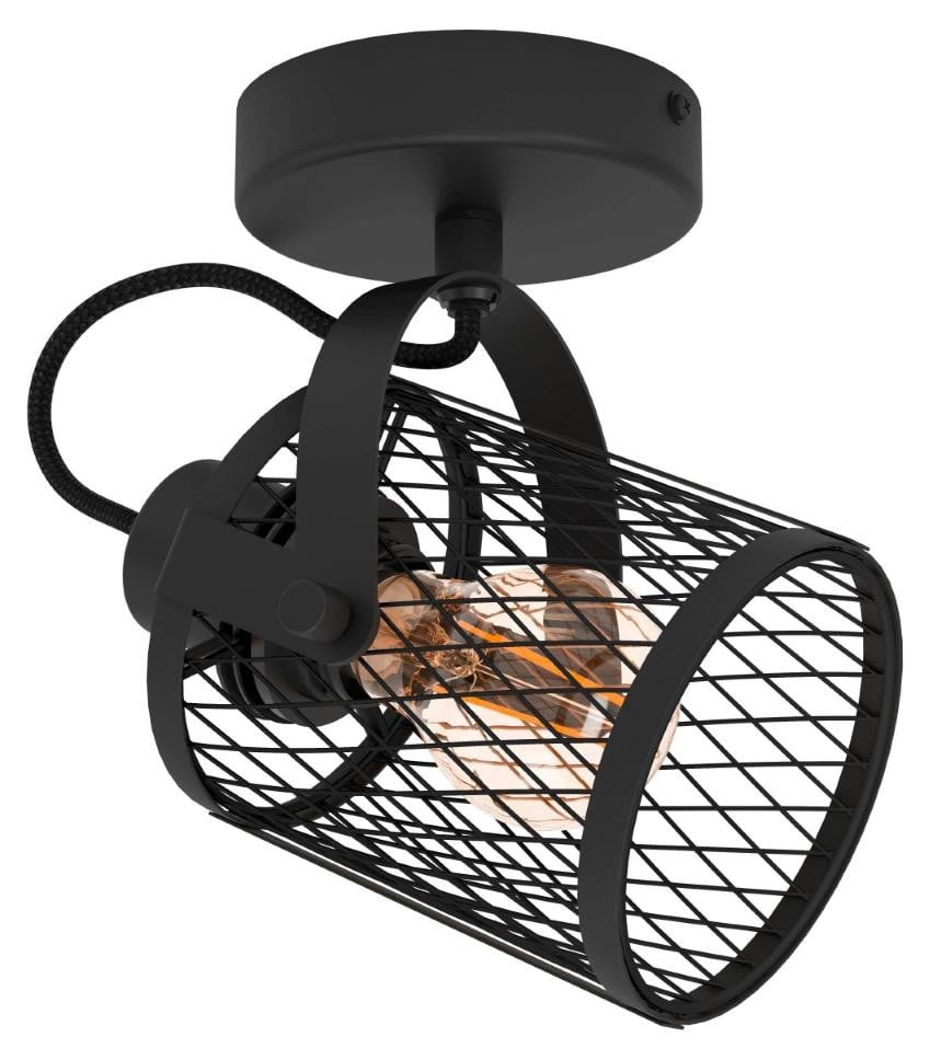 Eglo Plafondlamp Dellow zwart