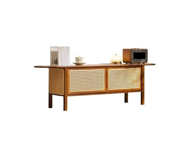 TV-Ständer Aufbewahrungsschrank for Zuhause, bodenstehende kleine Wohnung Minimalistisches TV-Schrank-Entertainment-Center