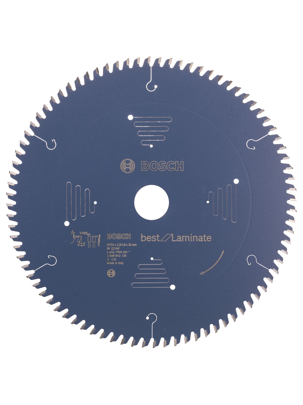 Bosch RUNDSAVKL BEST LAM 254X2.5X30MM 84T