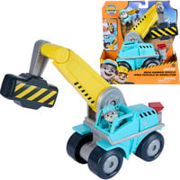Rubble & Crew - Motors Mega-Hammer-Baufahrzeug mit Motor-Figur, Spielfahrzeug mit Baggerschaufel, Schweißbrenner, Schraubenzieher, Schraubenschlüssel und Rubble Hundefigur