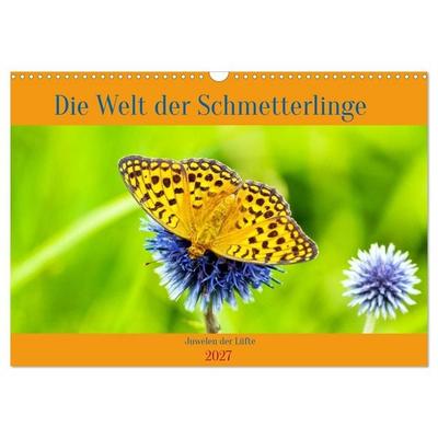 Die Welt der Schmetterlinge (Wandkalender 2027 DIN A3 quer), CALVENDO Monatskalender
