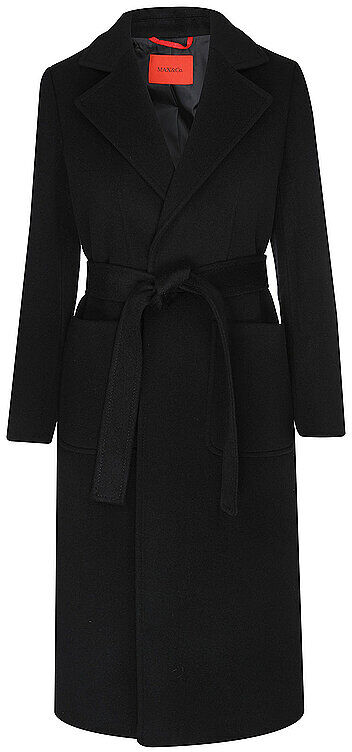 MAX & CO Wollmantel RUNAWAY  schwarz   44 44
