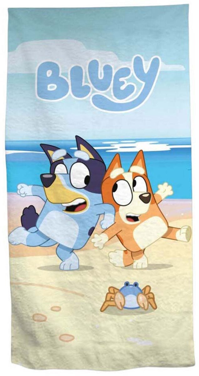 Bluey Strandlaken voor kinderen - 70 x 140 cm - Polyester
