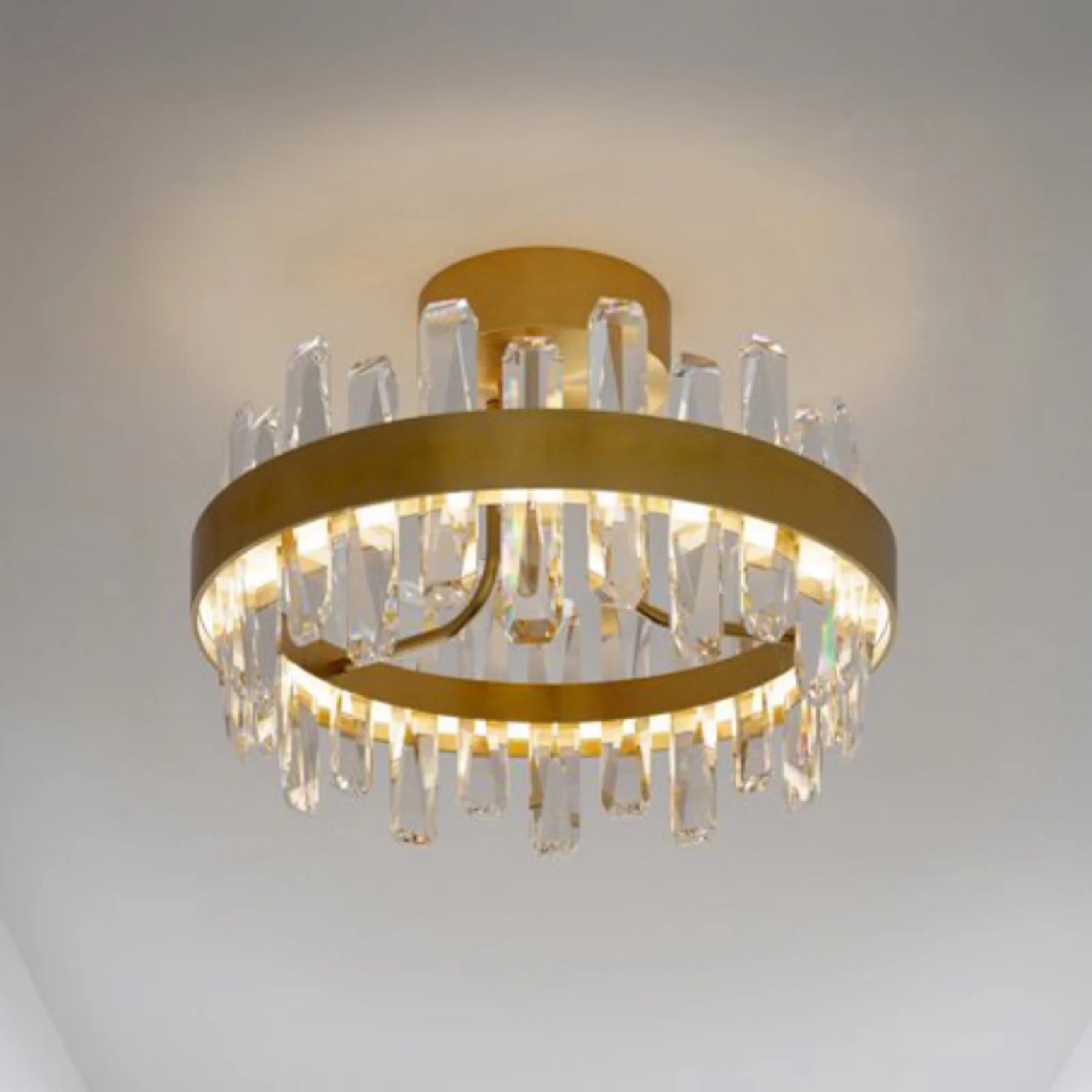 By Rydéns Triumph LED plafondlamp - Messing/Helder - Modern