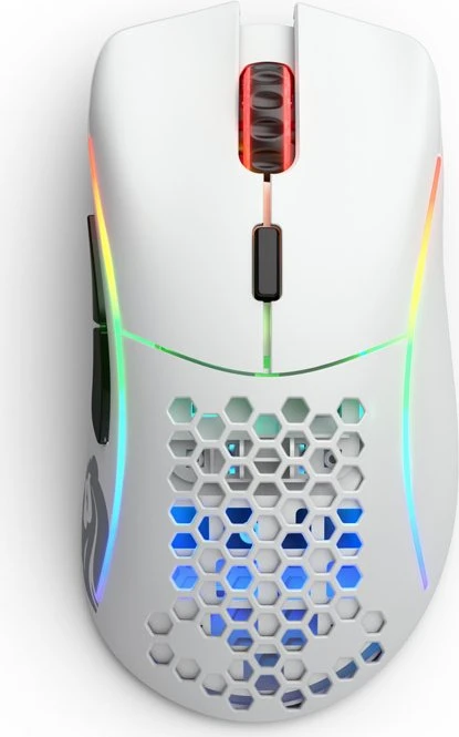 Glorious Model D Wireless Gaming Mouse - mattweiß
