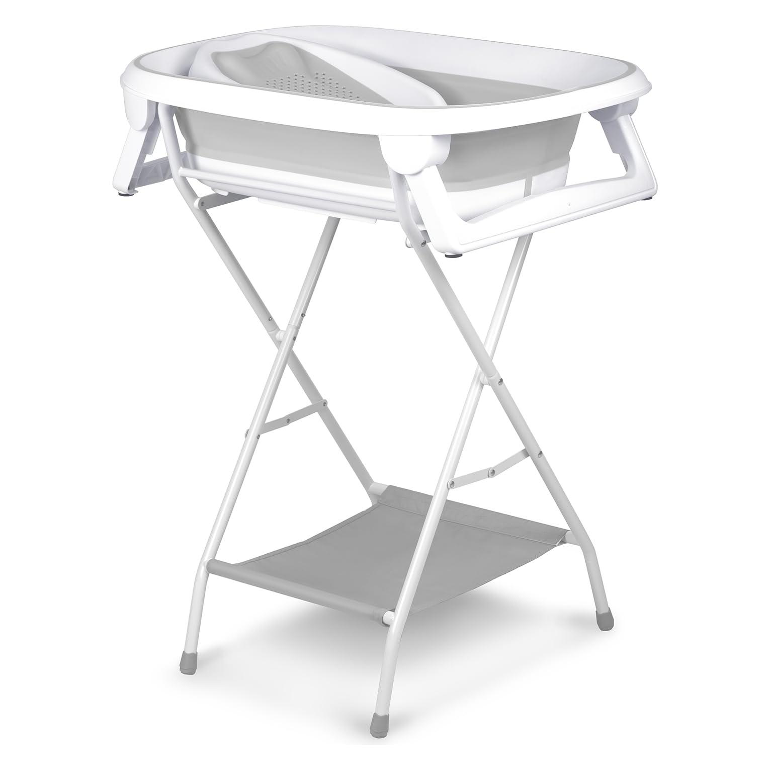 Nukido Faltbare Babybadewanne mit Gestell und Thermometer (72206368)