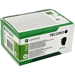 Lexmark Toner 78C20K0 schwarz