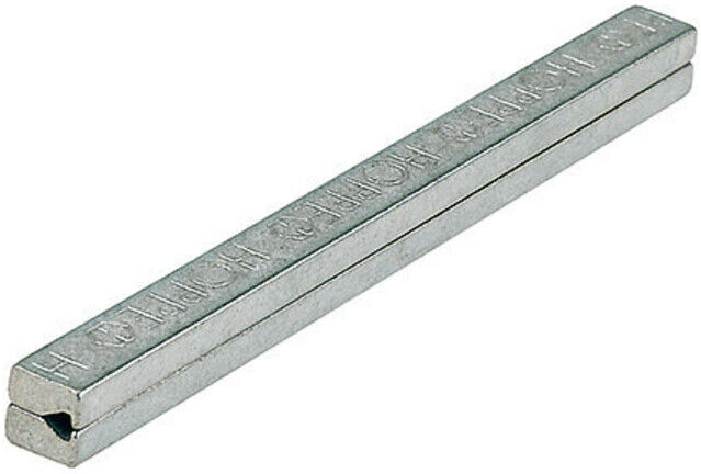 Hoppe Axe de profilé 4-KT.8mm L.140mm Fe galv. (517589)