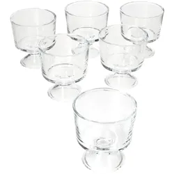 6er Set Primus Eisbecher rund mit Fuß - 78248