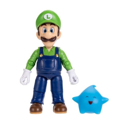Jakks Pacific Super Mario Galaxy Luigi actiefiguur, 13 cm