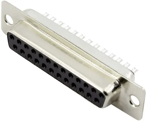 Connfly DS1033-25FBNSISS-CT D-SUB Buchse 180° Polzahl: 25 Löten