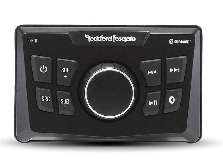 Rockford Fosgate PMX-0 MP3-Autoradio Bluetooth USB iPod AUX-IN Autoradio (Marin/Wasserdicht, AM/FM Radio, Animiertes Display, Freisprecheinrichtung, AUX Eingang)