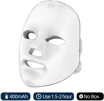 Inspire Picks Rechargeable 7 Color LED Facial Mask Photon Light Therapy Beauty Mask For Home Skincare 400mah No Box