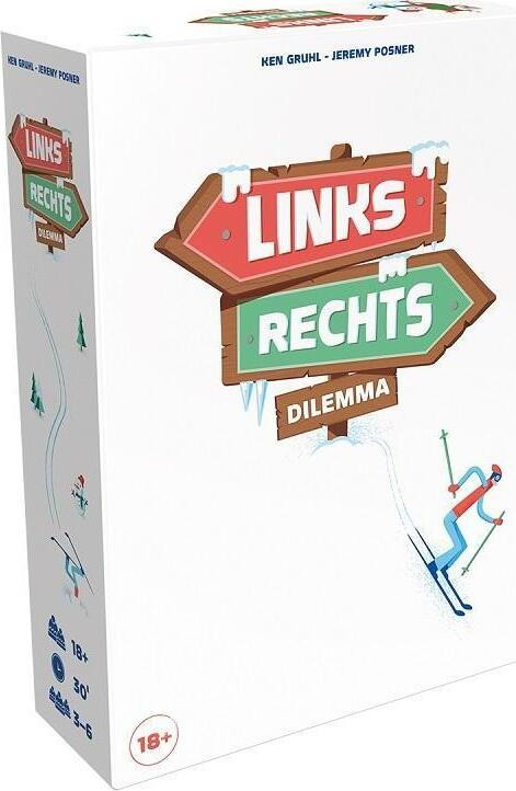 Asmodee Links-Rechts-Dilemma bordspel voor volwassenen vanaf 18 jaar