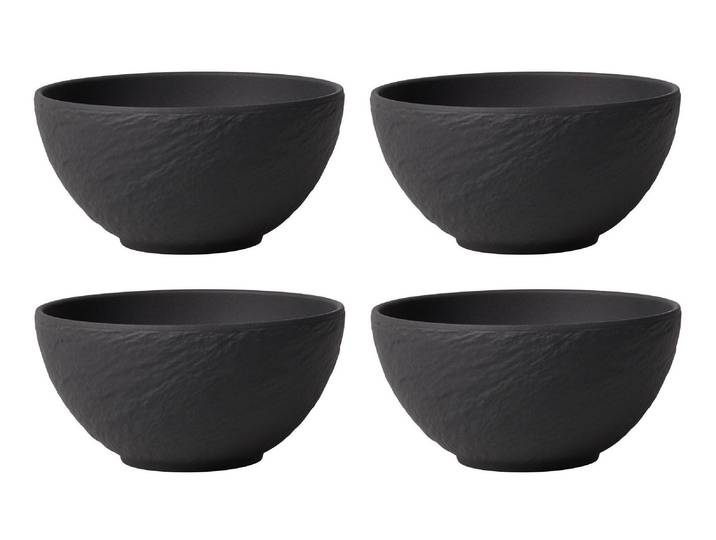 Schale VILLEROY & BOCH Boch Snackschale Manufactur , schwarz, Schüsseln, Schale