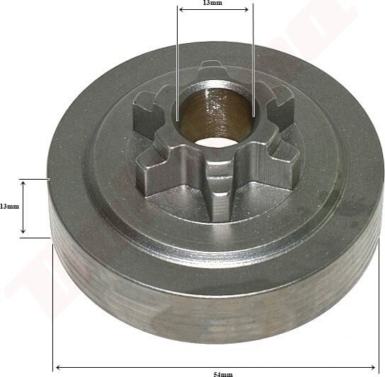 MAGIQ Parts Koppelingtrommel voor Chinese kettingzagen, 25cc, 3/8 inch