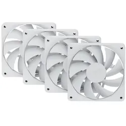 HYTE Lüfter FA12 4er Pack 120mm snow white weiß