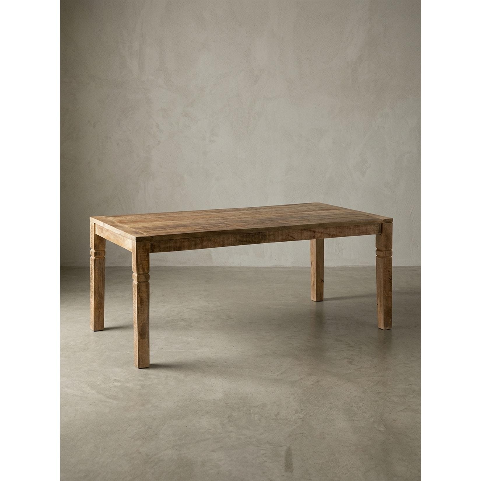 Esszimmertisch – Rechteckig Mango Massivholz 120x76x70 cm Landhaus