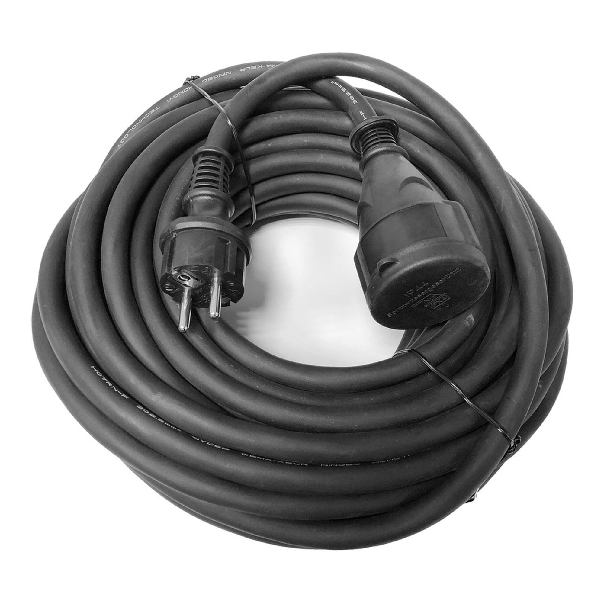 Roll Verlängerungskabel 10 m schwarz (8200118)