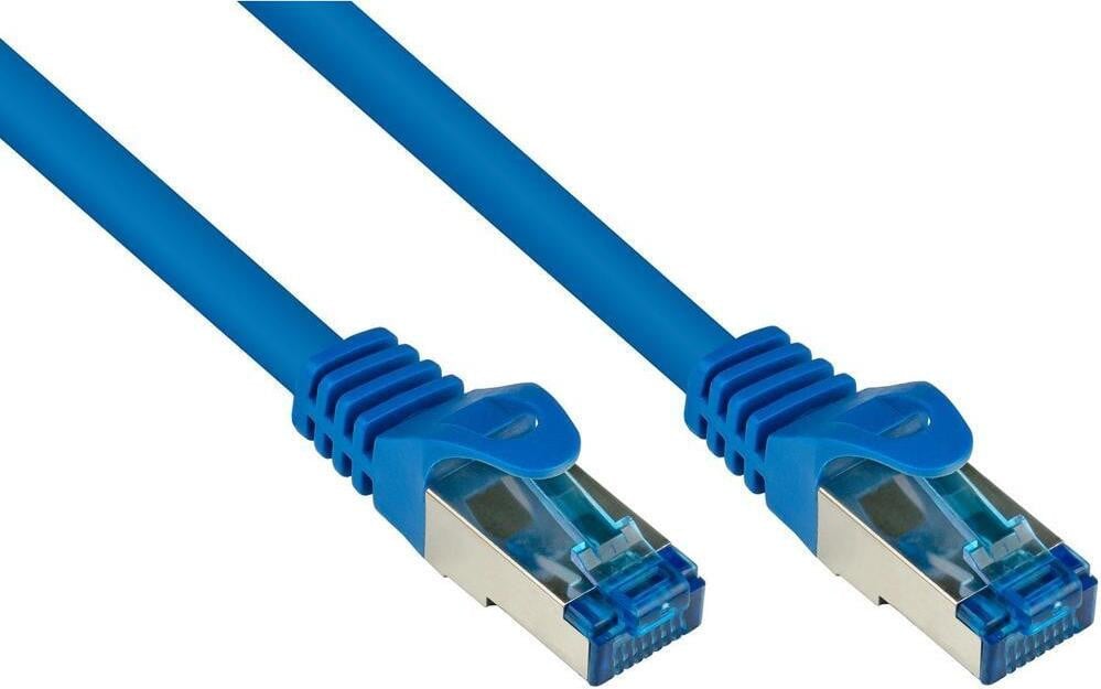 VARIA Group Patchkabel Cat. 6A S/FTP PiMF Blauw 2 meter 500 MHz halogeenvrij