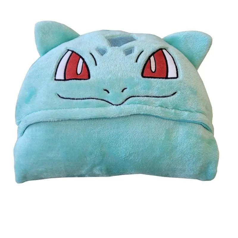 Pokemon Bulbasaur fleece plaid voor kinderen - 120 x 150 cm