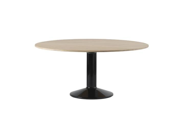 Muuto Midst Säulentisch Oiled oak-black, Ø160 cm