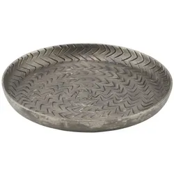 House Doctor Tablett Rattan, Ø12cm, silber