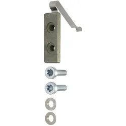 Befestigungsset für 2-teilige 3D-Aluminium-Türbänder